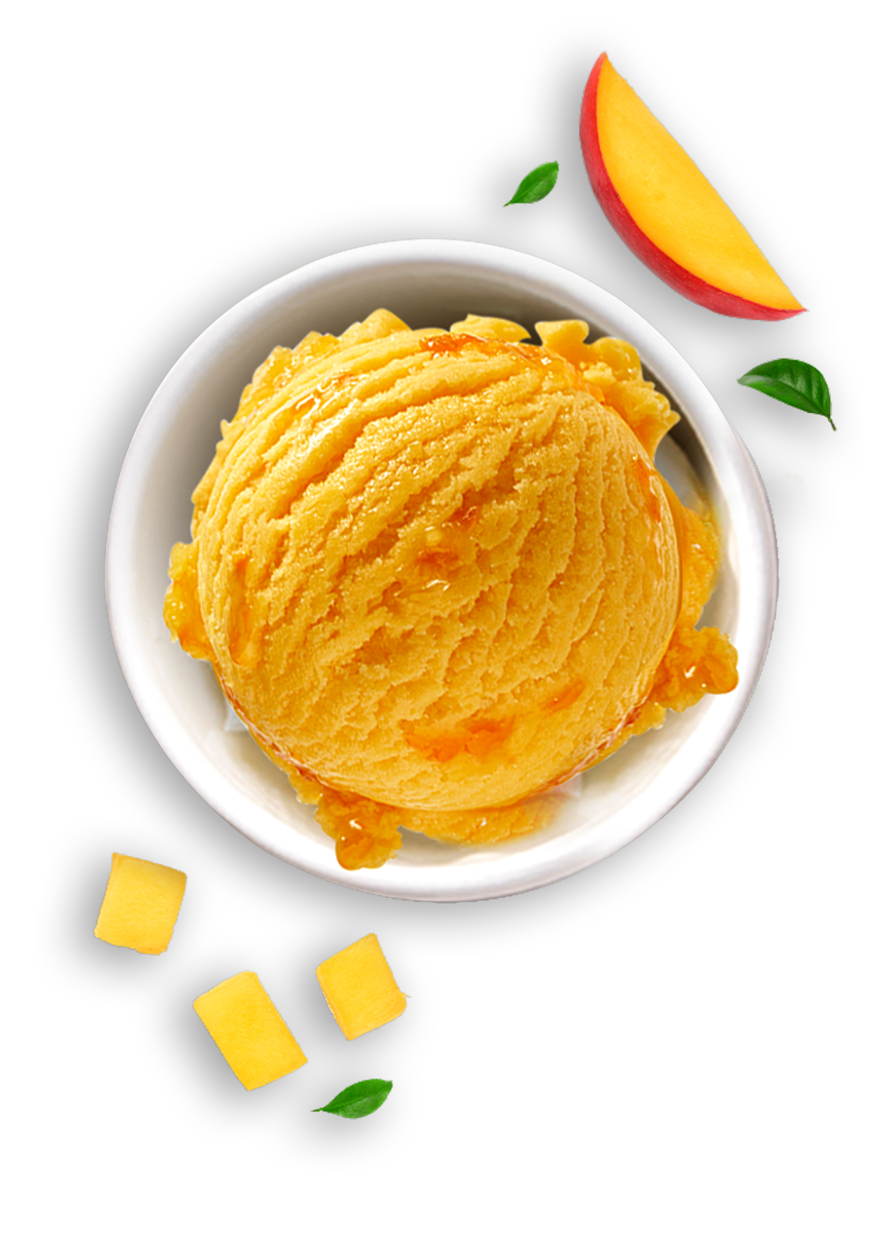 ibaco Mango flavoured ice cream